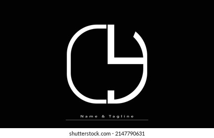 Alphabet letters Initials Monogram logo OY , YO