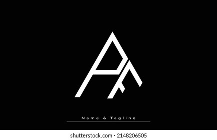 Alphabet letters Initials Monogram logo PF , FP