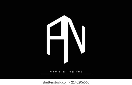 Alphabet letters Initials Monogram logo PN ,NP