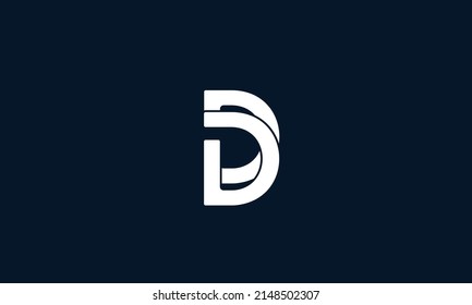 Alphabet letters Initials Monogram logo DD