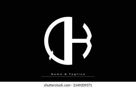Alphabet letters Initials Monogram logo QK , KQ