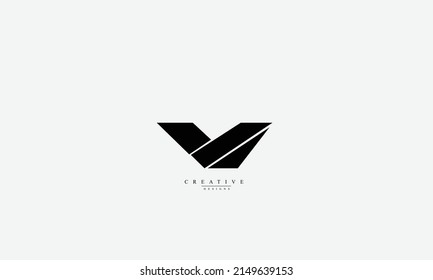 Alphabet letters Initials Monogram logo V