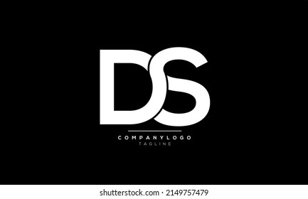 Alphabet letters Initial Monogram-Logo DS, DS INITIAL, DS-Brief