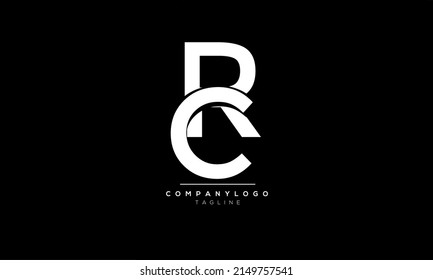 Alphabet letters Initials Monogram logo RC, RC INITIAL, RC letter