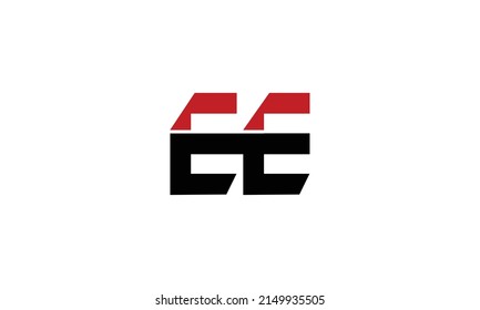 Alphabet letters Initials Monogram logo EE
