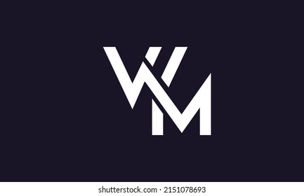 Wm monogram Images, Stock Photos & Vectors | Shutterstock