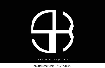 Alphabet letters Initials Monogram logo SK , KS