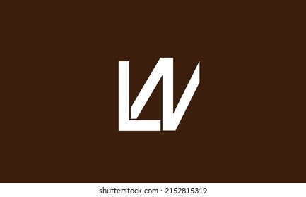 Alphabet letters Initials Monogram logo LN, NL, L and N