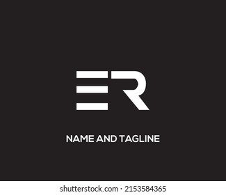 Alphabet Letters Initials Monogram Logo Er Stock Vector Royalty Free Shutterstock