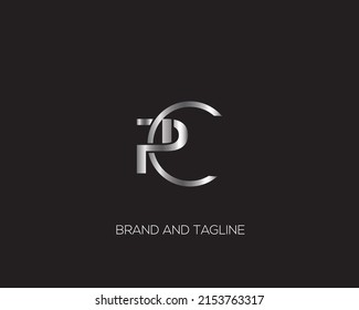 Alphabet letters Initial Monogram Logo PC, PC INITIAL, PC-Brief