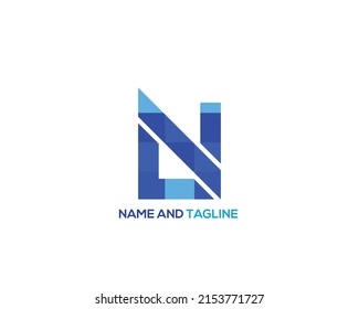 Alphabet letters Initials Monogram logo UN, UN INITIAL, UN letter
