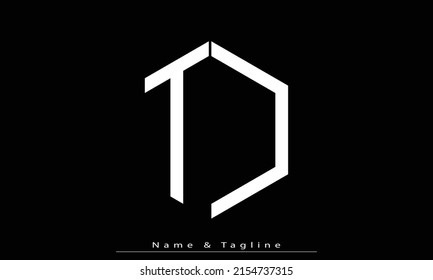 Alphabet letters Initials Monogram logo TO , OT