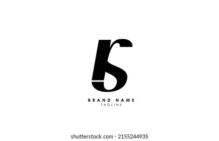Alphabet letters Initials Monogram logo IS, SI, I and S