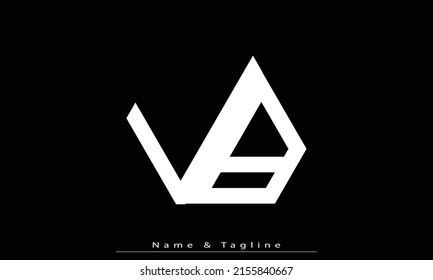 Alphabet letters Initials Monogram logo VB , BV