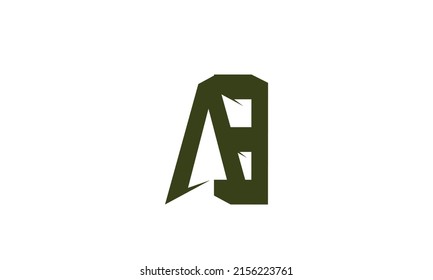 Alphabet letters Initials Monogram logo AE, EA, A and E