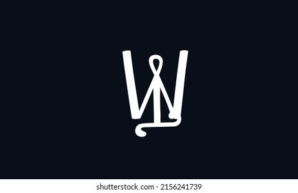Alphabet letters Initials Monogram logo LW, WL, W and L