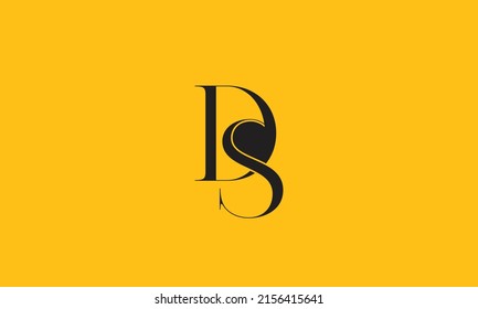 Alphabet letters Initials Monogram logo DS, SD, D and S