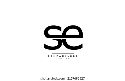 Alphabet Letters Initials Monogram Logo Se Stock Vector Royalty Free Shutterstock