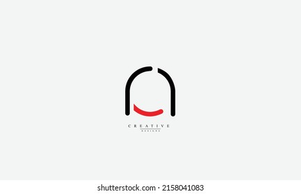 Alphabet letters Initials Monogram logo RA AR R A