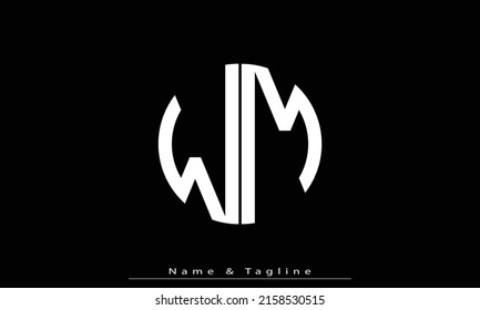 Wm monogram Images, Stock Photos & Vectors | Shutterstock