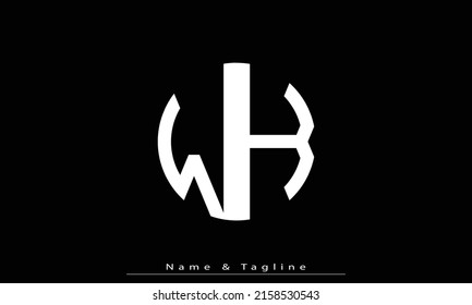 Alphabet letters Initials Monogram logo WK , KW