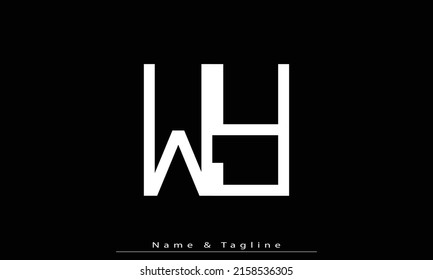 Alphabet letters Initials Monogram logo WY , YW