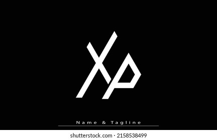 Alphabet letters Initials Monogram logo XP , PX