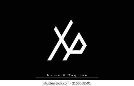 Alphabet letters Initials Monogram logo XP , PX