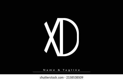 Alphabet letters Initials Monogram logo XO , OX