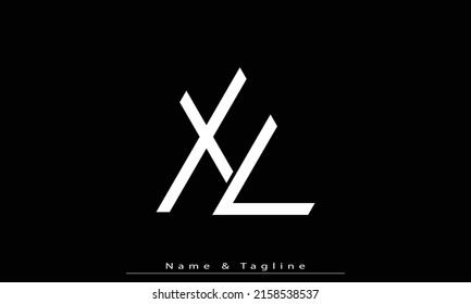 Letras alfabéticas Iniciales Monograma XL , LX