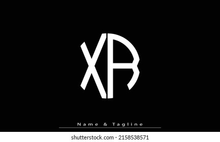 Alphabet letters Initials Monogram logo XR , RX