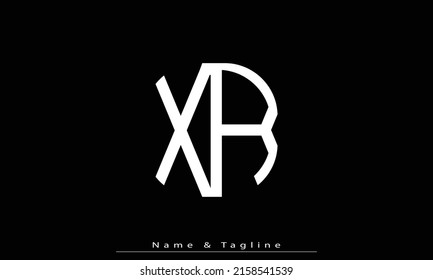 Alphabet letters Initials Monogram logo XR , RX