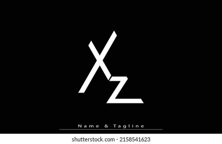 Alphabet letters Initials Monogram logo XZ , ZX