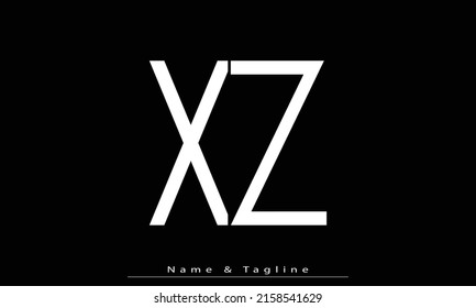Alphabet letters Initials Monogram logo XZ , ZX