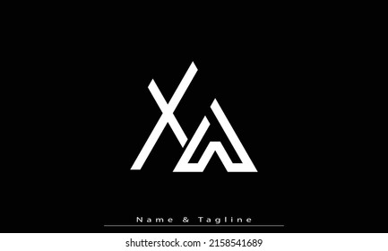 Alphabet letters Initials Monogram logo XW , WX
