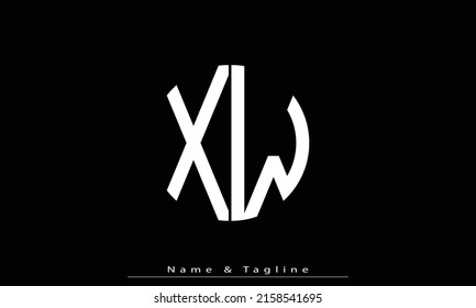 Alphabet letters Initials Monogram logo XW , WX