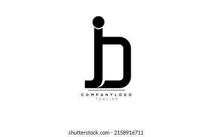 Alphabet letters Initials Monogram logo JB, JB INITIAL, JB letter