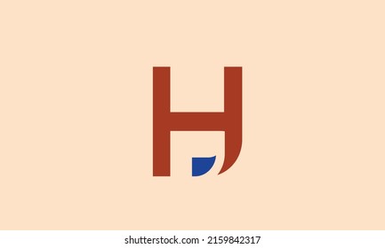 Alphabet letters Initials Monogram logo H, H Logo