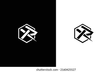 Alphabet letters Initials Monogram logo XP, XR