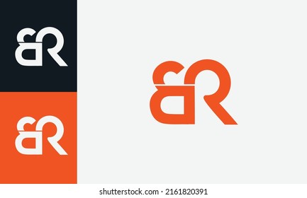 Alphabet letters Initials Monogram logo ER, RE, E and R