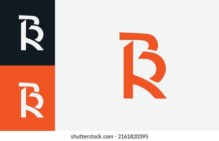 Alphabet letters Initial Monogram Logo BR, RB, B und R