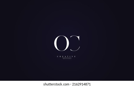 Alphabet letters Initials Monogram logo OC CO O C