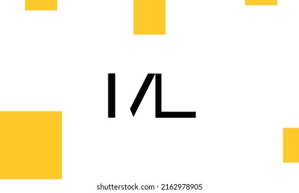 Alphabet letters Initials Monogram logo VL, LV, V and L
