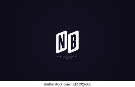 Alphabet letters Initials Monogram logo NB BN N B 