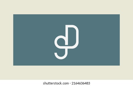 Alphabet letters Initials Monogram logo SD, DS, S and D