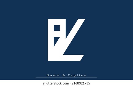 Alphabet letters Initials Monogram logo BL, LB