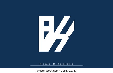 Alphabet letters Initials Monogram logo BK, KB