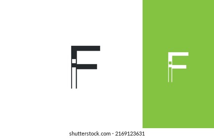 Letras alfabéticas Iniciales Monograma IF, FI, I y F