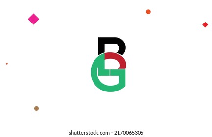 Alphabet letters Initials Monogram logo GB, GB, B and G