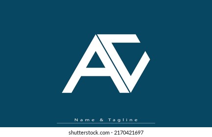 Alphabet letters Initials Monogram logo AC , CA